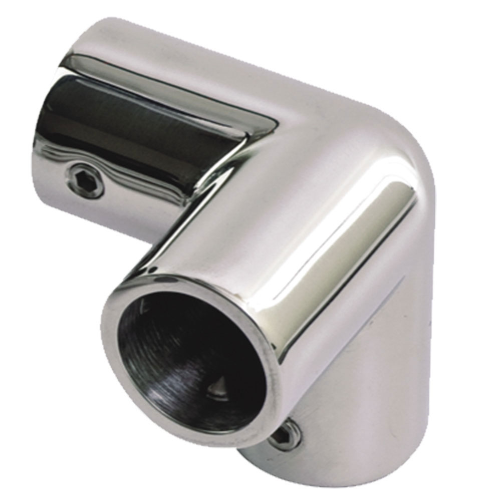 KIMISS 7//8 5-1//2 Degree Stainless Steel Marine Boat Hand Rail End Top Mount Hardware Fitting